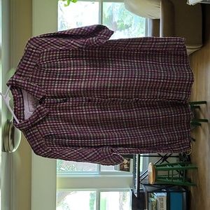 Ace & Jig Winnie Shirt in Posie/Fern XL EUC